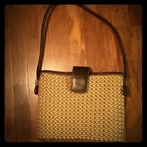 Her Ego Straw Look Handbag
