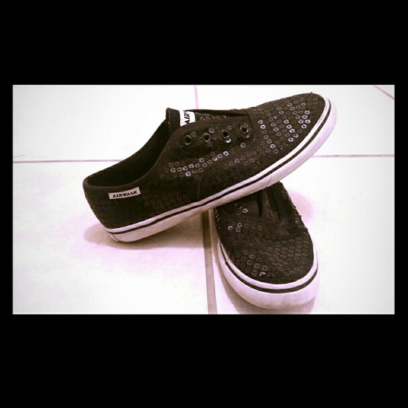 ❌SOLD❌ Black Sequence Airwalks