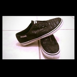 ❌SOLD❌ Black Sequence Airwalks