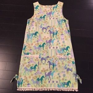 Lilly Pulitzer Low Rider Shift Dress wPompoms