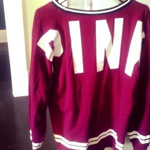 VS PINK crew sweater L