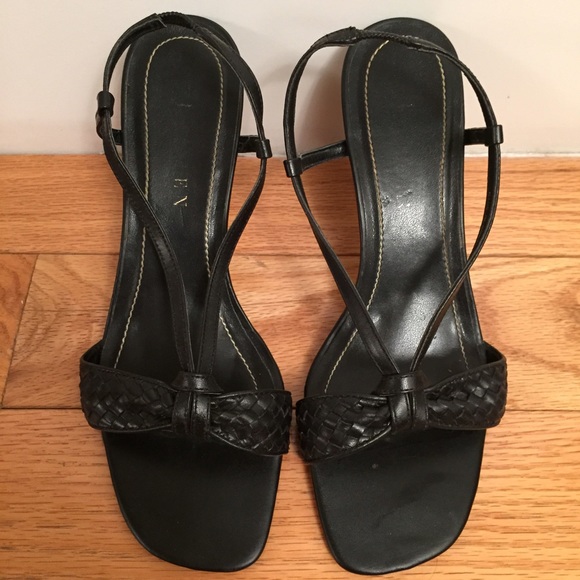 Ralph Lauren - black leather sandals