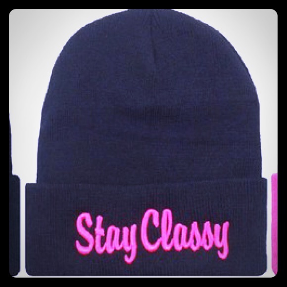 Stay classy beanie