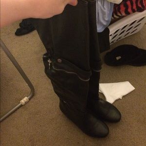 Long black boots size 7.5