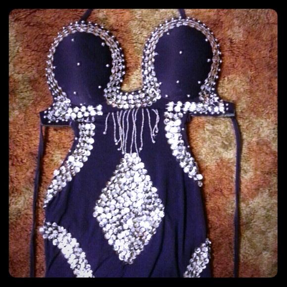 Purple bellydancing dress