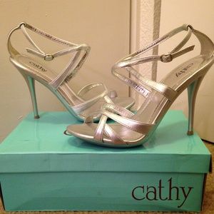 Silver heels