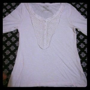 Old Navy lace button up shirt