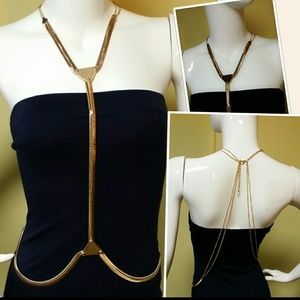 Stylish fashion trendy body chain