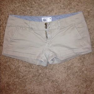 American Eagle Khaki colored shorts