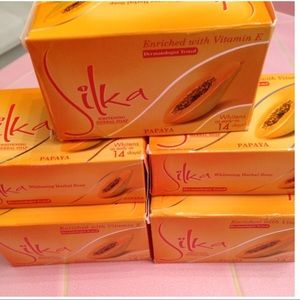 Bundle Silka Whitening ( HERBAL SOAP ) 5 Bar"