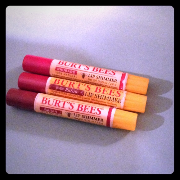 3 Like NEW Burts Bees Lipsticks💋💋💄