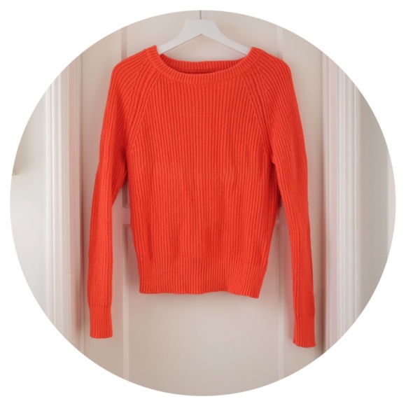 Forever 21 Sweaters - Chunky Ribbed Orange Sweater