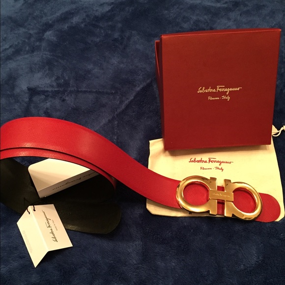 ferragamo belt reversible red