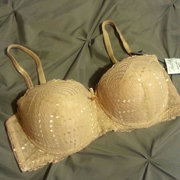 36C push up beige bra