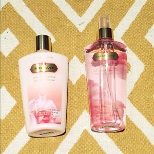 Victoria Secret Sheer Love Body Spray and Lotion