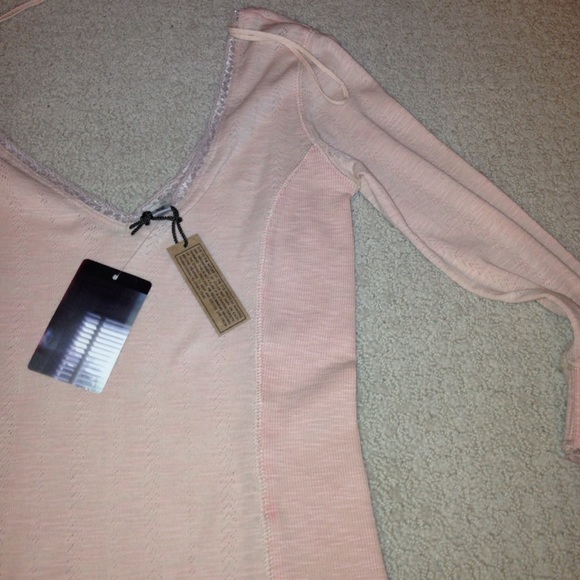Rose pink Ecoté 3/4 sleeve top/blouse - Picture 3 of 3