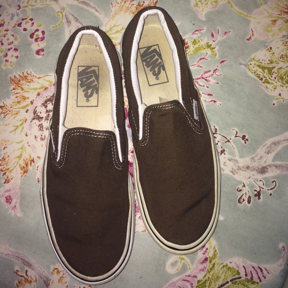 Brown Slip On Vans