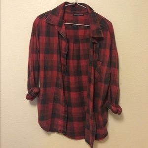 brandy melville red flannel, also on ♏️ercari