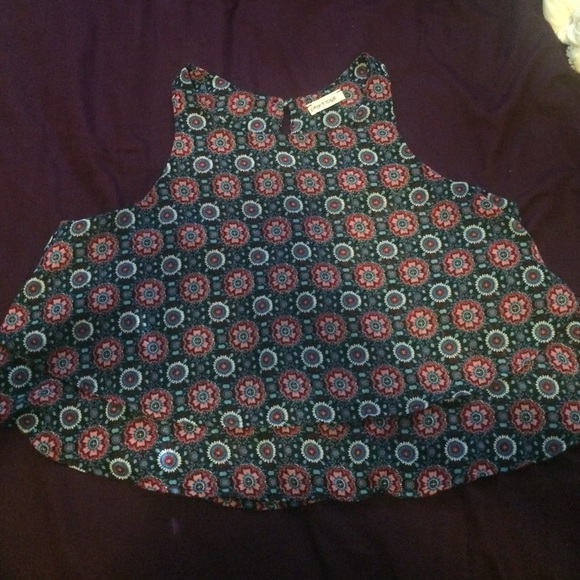 Chiffon printed tank
