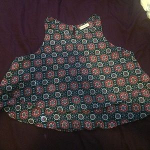 Chiffon printed tank