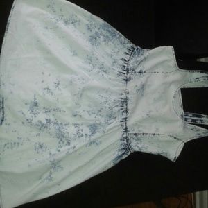 Pretty summers eve denim flare/back out dress