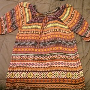 Hippie pattern shirt