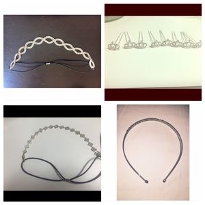Crystal Head Band & Hair Pin Bundle