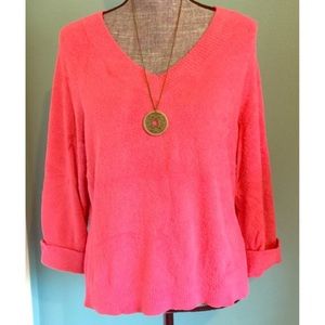 Hampshire Studio Sweaters - Super Soft Sweater Pink Medium Hampshire Studio Sweaters - Super Soft Sweater Pink Medium