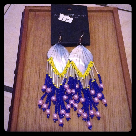 Super star accessories earrings never used them.