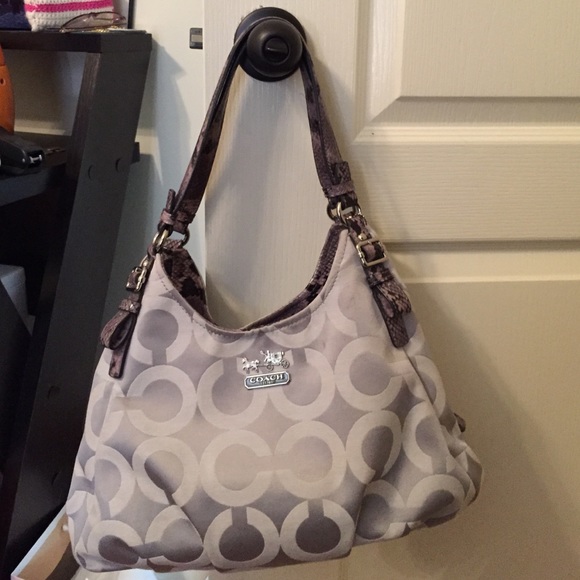 Light gray Coach bag