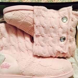 Juicy couture knit boots 9m