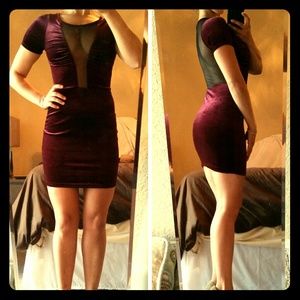 NWOT Sexy Mesh Back Dress