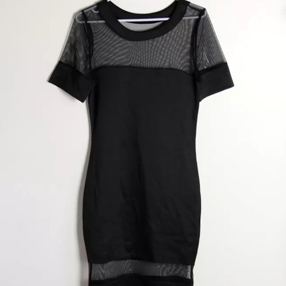 Black Bodycon Midi Dress