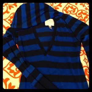 American Eagle AE Navy Striped hoodie