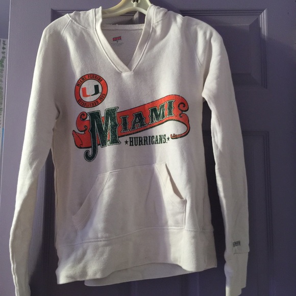 White long sleeve Soffe University of Miami
