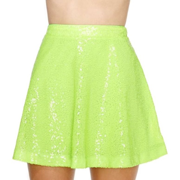 Nastygal sequin skirt