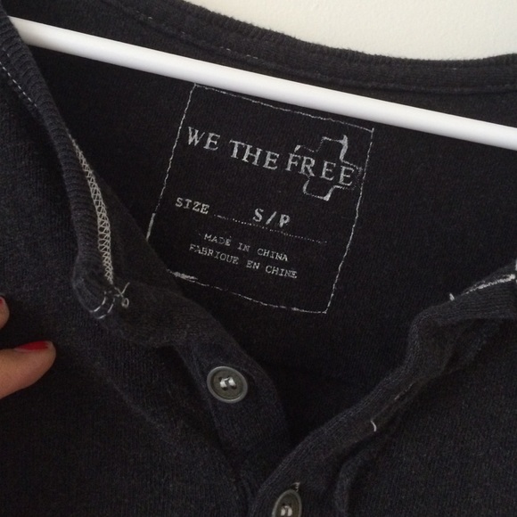 Free people we the free game time Henley top - Picture 4 of 4