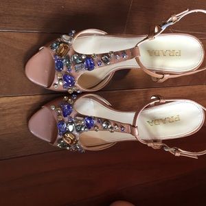 VINTAGE WORN ONCE PRADA HEELS