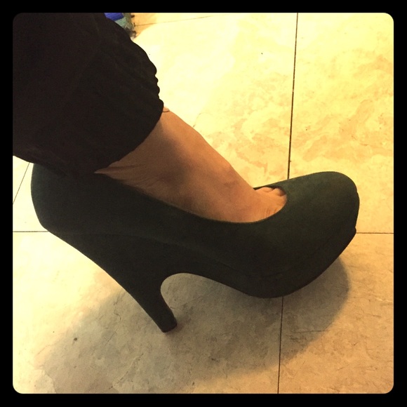 Bamboo wedged/heel