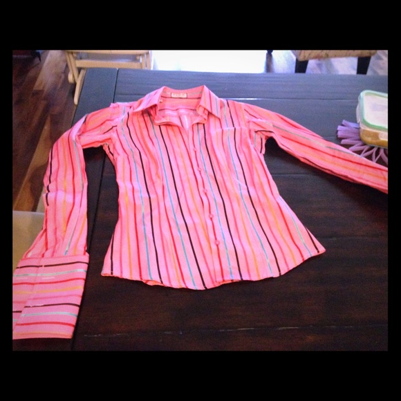PINK (Thomas Pink) Slim Fit Button Cuff Shirt
