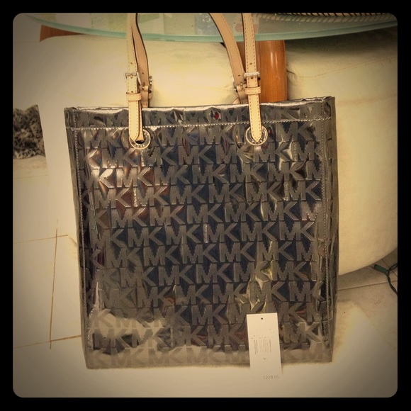 Michael Kors metallic bag $180