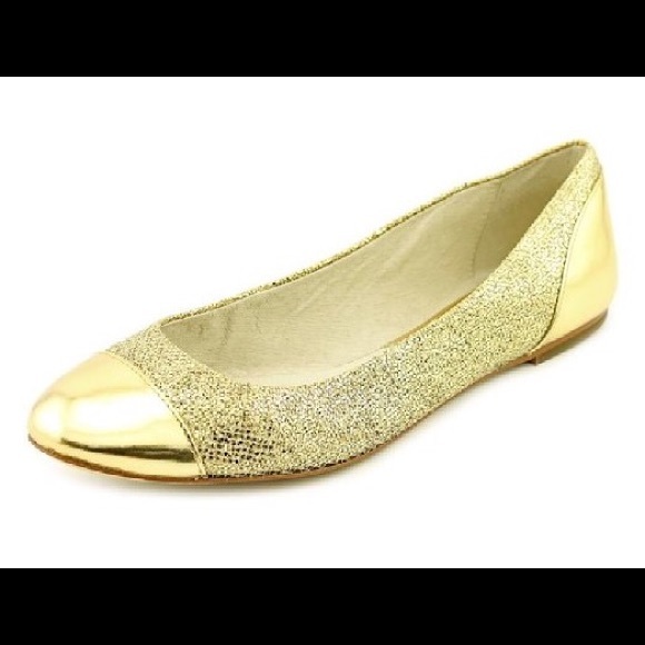 Michael Kors Gold Ballet Flats