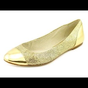 Michael Kors Gold Ballet Flats
