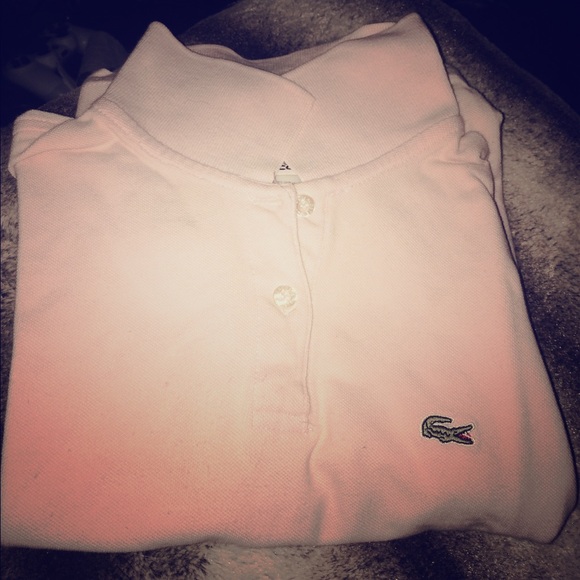 GIFTED‼️Lacoste Pink Polo size Small