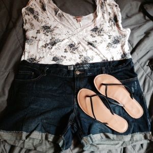 Plus size boyfriend shorts💓