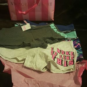 V.S. boy shorts, Purchase brings a free body spray