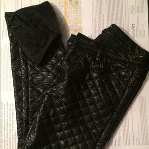 Corpus Vegan Leather Quilted Pants