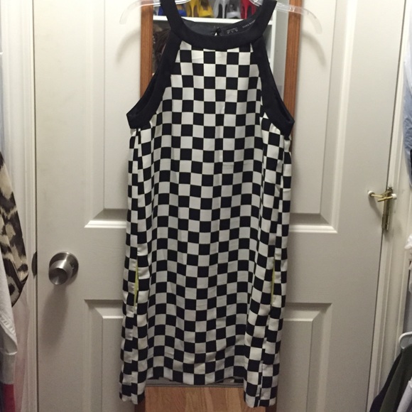 Zara checkered dress