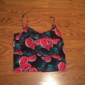 American apparel chiffon tank