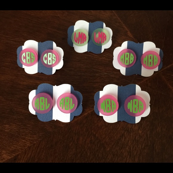 Personalized earrings!